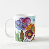 Reichliche Zinnias Kaffeetasse (Links)