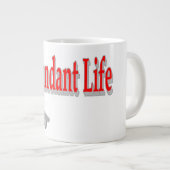 Reichliches Leben: Der Schlüssel - v1 (John 10: Jumbo-Tasse (Vorderseite Rechts)