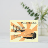 Reichsbahn DDR Design Postkarte (Stehend Vorderseite)