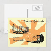 Reichsbahn DDR Design Postkarte (Vorne/Hinten)