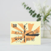 Reichsbahn DDR Design Postkarte (Stehend Vorderseite)