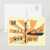 Reichsbahn DDR Design Postkarte (Vorne/Hinten)