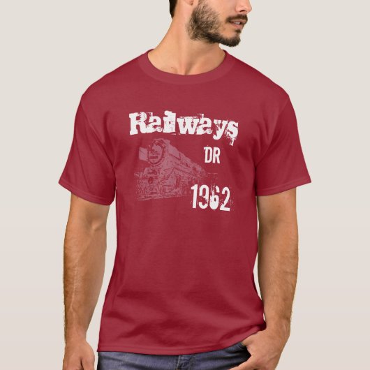 Reichsbahn DDR Design T-Shirt (Vorderseite)