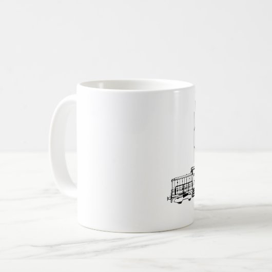 Reichsbahn DDR Kaffeetasse (Vorderseite Links)