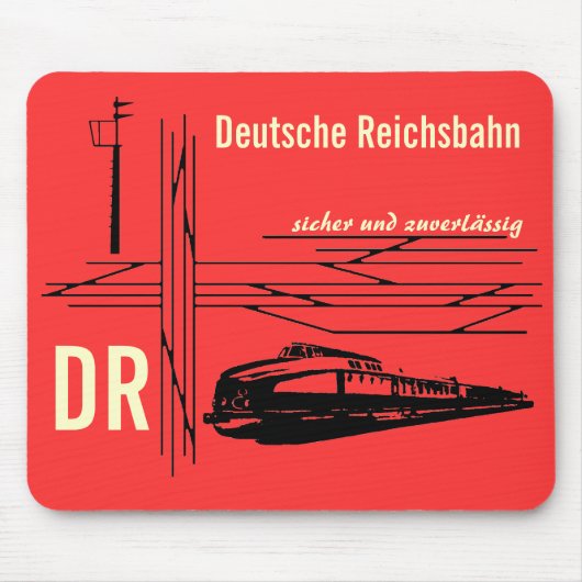 Reichsbahn DDR Mousepad (Vorne)