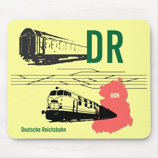 Reichsbahn DDR Mousepad (Vorne)