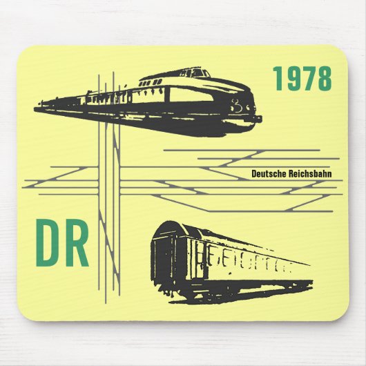 Reichsbahn DDR Mousepad (Vorne)