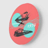 Reichsbahn Design Große Wanduhr (Winkel)