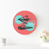 Reichsbahn Design Große Wanduhr (Zuhause)