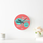 Reichsbahn Design Runde Wanduhr (Zuhause)