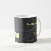 Reichsbahn Reklame DDR Kaffeetasse (VorderseiteRechts)