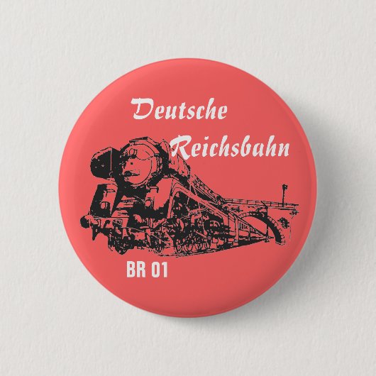 Reichsbahndesign BR01 Button (Vorderseite)