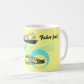 Reichsbahndesign DDR Kaffeetasse (VorderseiteRechts)