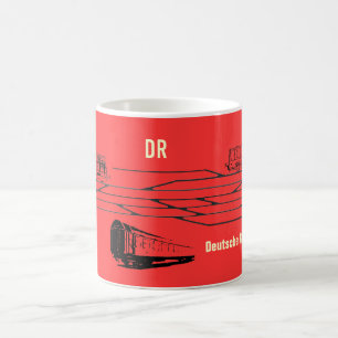 Reichsbahnreklame DDR Kaffeetasse