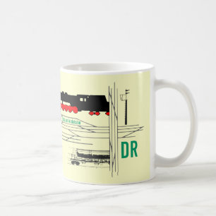 Reichsbahnreklame DDR Kaffeetasse