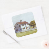 Reichshaus Quadratischer Aufkleber (Umschlag)