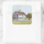 Reichshaus Quadratischer Aufkleber (Tasche)