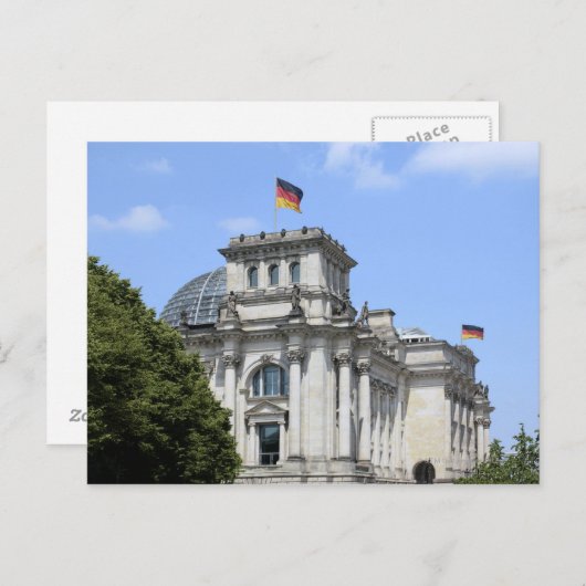 Reichstag, Berlin, Deutschland 2 Postkarte (Vorne/Hinten)