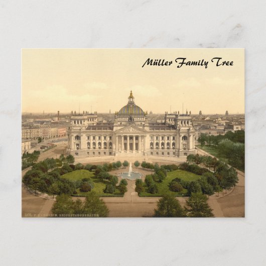 Reichstag, Berlin, Deutschland Postkarte (Vorderseite)