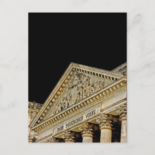 Reichstag/Bundestag, Eingang, Berlin (r1) Postkarte