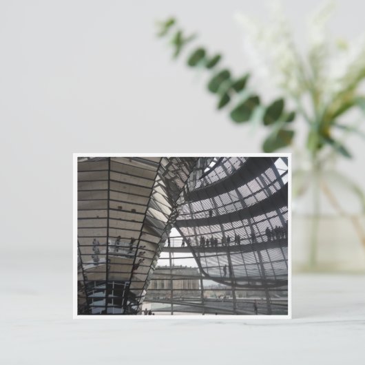 reichstag dome berlin postkarte (Stehend Vorderseite)