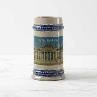 Reichstag-Gebäude Berlin Bierglas