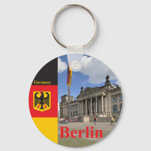 Reichstag-Gebäude. Berlin, Deutschland Schlüsselanhänger