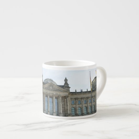 Reichstag-Gebäude Berlin Espressotasse (Vorderseite Rechts)