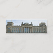 Reichstag-Gebäude Berlin Mini Visitenkarte (Rückseite)