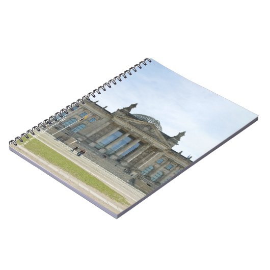 Reichstag-Gebäude Berlin Notizblock (Linke Seite)