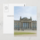 Reichstag-Gebäude Berlin Postkarte (Vorne/Hinten)