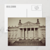 Reichstag Postkarte (Vorne/Hinten)