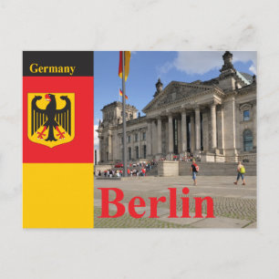 Reichstagsgebäude. Berlin, Deutschland Postkarte