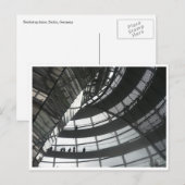 reichstagskuppel postkarte (Vorne/Hinten)