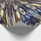 Reichtum an Abstraktem Muster der Saatgutbeattung Geschenkpapier (Ecke)