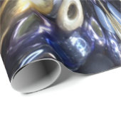 Reichtum an Abstraktem Muster der Saatgutbeattung Geschenkpapier (Rolleneckpunkt)