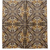 Reichtum an Saatbeads Abstrakt Gemustert Duschvorhang (Vorderseite)