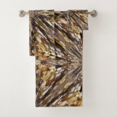 Reichtum an Saatbeads Abstraktes Muster Badhandtuch Set (Insitu)