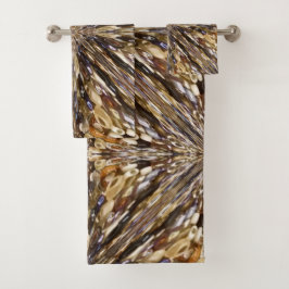 Reichtum an Saatbeads Abstraktes Muster Badhandtuch Set