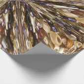 Reichtum an Saatbeads Abstraktes Muster Geschenkpapier (Ecke)