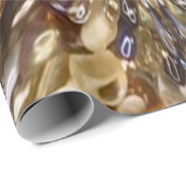 Reichtum an Saatbeads Abstraktes Muster Geschenkpapier (Rolleneckpunkt)