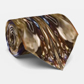 Reichtum an Saatbeads Abstraktes Muster Krawatte (Gerollt)