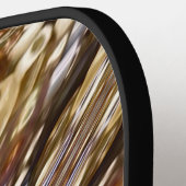 Reichtum an Saatbeads Abstraktes Muster Pickleball Schläger (Linke Seite)