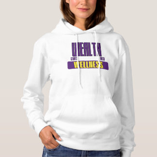 Reichtum beginnt mit Wellness-Verbundbewegung Hoodie