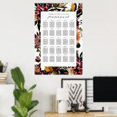 Reichtum der Frühlingsblütensitzkarte Poster (Heimbüro)