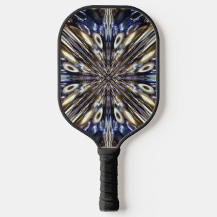 Reichtum des Musters der Saatbeplattung Abstrakt Pickleball Schläger
