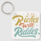 Reichtum in Rätseln Schlüsselanhänger (Vorderseite)