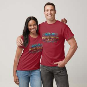 Reichtum ist der Schlüssel zur Gelegenheit – Motiv T-Shirt