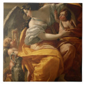 Reichtum (Öl auf Leinwand) Fliese (Vorderseite)