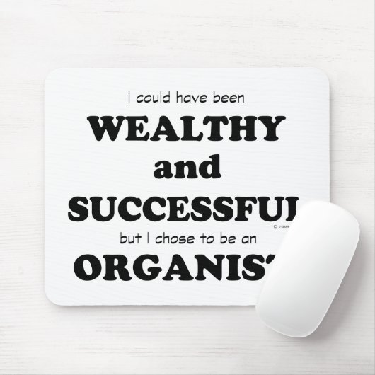 Reichtum und Erfolg des Organismus Mousepad (Mit Mouse)